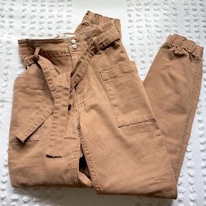 Hollister Women’s Tan Cargo Pants • Size XS